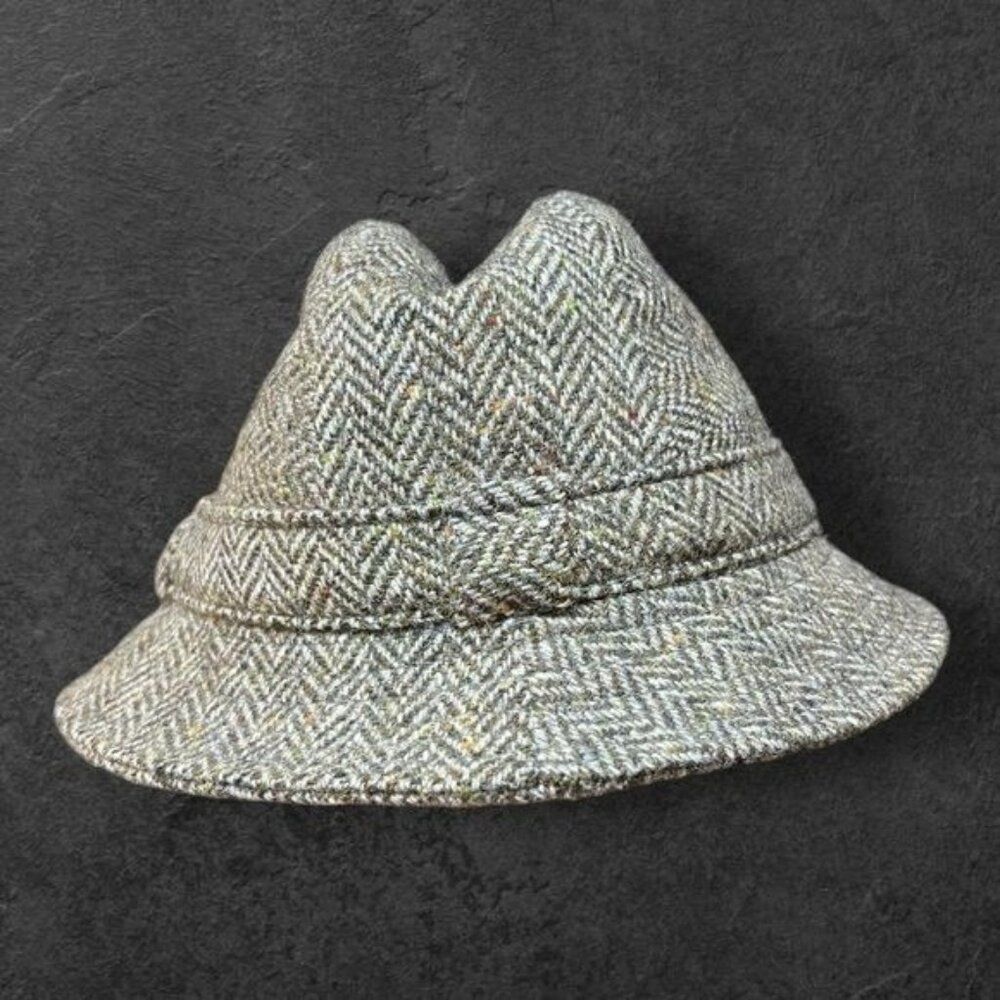 Vintage Donegal Tweed Bucket Hat - Handwoven in Ireland